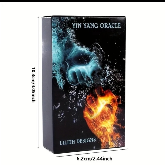 NEW TRAVEL Size Ying Yang Oracle Deck -80 Cards - Picture 2 of 5